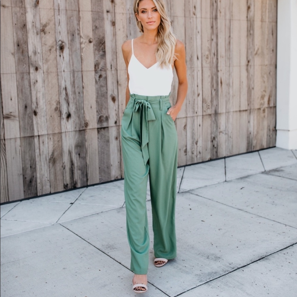 VICI COLLECTION - JUMPSUIT - SAGE